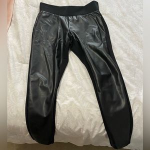Torrid Black Leather Look Leggings